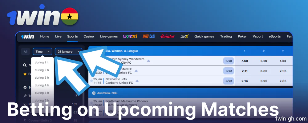 Betting on upcoming matches options for players from Ghana