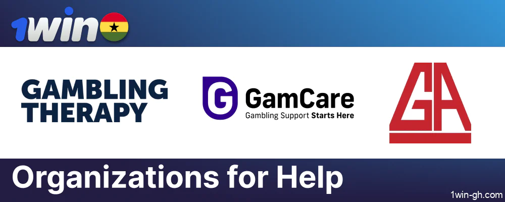 Gambling addiction help organizations for 1win players from Ghana