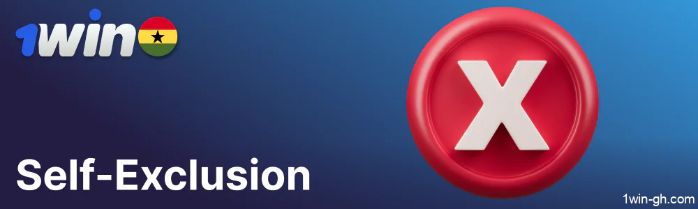 Self-Exclusion options for 1win players from Ghana